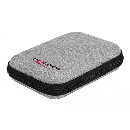 DeLOCK Bolso de protección para unidades SSD de 2.5″, carcasas externas o discos d