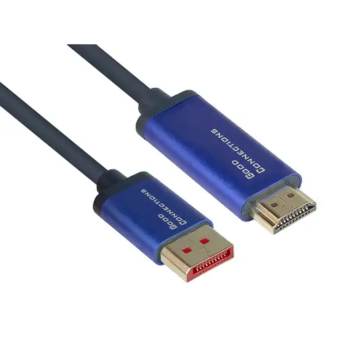 Alcasa 4860-SF050B adaptador de cable de vídeo 5 m DisplayPort HDMI Azul