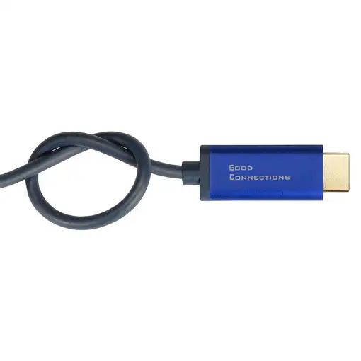 Alcasa 4860-SF050B adaptador de cable de vídeo 5 m DisplayPort HDMI Azul