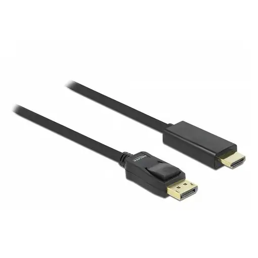 DeLOCK 82435 adaptador de cable de vídeo 3 m HDMI Displayport Negro