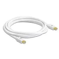 DeLOCK 1.5m Displayport mini M/M 1,5 m mini DisplayPort Blanco