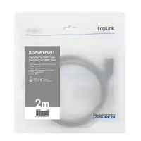 LogiLink CV0127 adaptador de cable de vídeo 2 m DisplayPort HDMI tipo A (Estándar)