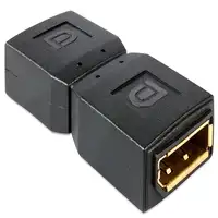 DeLOCK 65374 cambiador de género para cable Displayport Negro