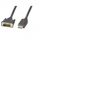 EFB Elektronik K5564SW.1V2 adaptador de cable de vídeo 1 m DVI DisplayPort Negro