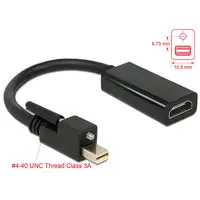 DeLOCK Adaptador mini DisplayPort 1.2 macho con tornillo > HDMI hembra 4K activo n