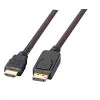 EFB Elektronik K5561SW.5V2 adaptador de cable de vídeo 5 m DisplayPort HDMI Negro