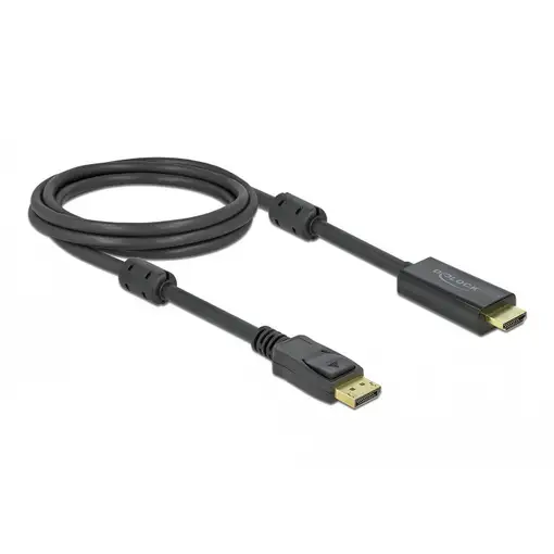 DeLOCK Cable activo de DisplayPort 1.2 a HDMI 4K 60 Hz 2 m