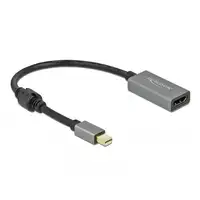 DeLOCK Adaptador activo de mini DisplayPort 1.4 a HDMI 4K 60 Hz (HDR)