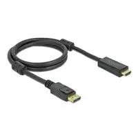 DeLOCK Cable activo de DisplayPort 1.2 a HDMI 4K 60 Hz 1 m