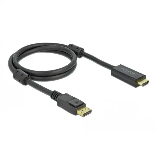DeLOCK Cable activo de DisplayPort 1.2 a HDMI 4K 60 Hz 1 m