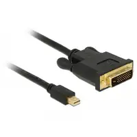 DeLOCK 83989 adaptador de cable de vídeo 2 m Mini DisplayPort DVI-D Negro