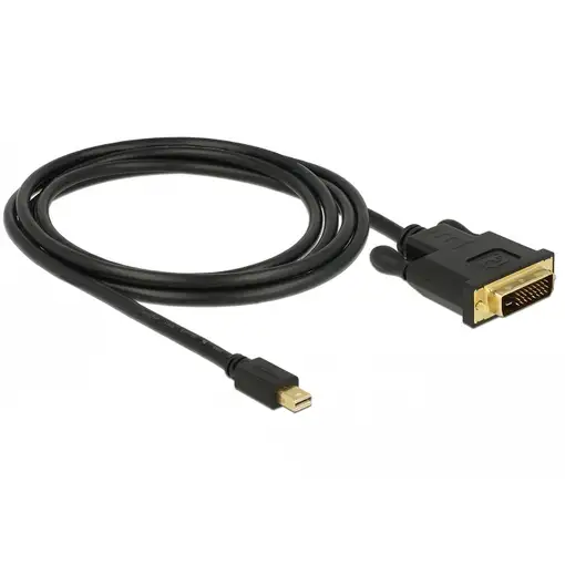 DeLOCK 83989 adaptador de cable de vídeo 2 m Mini DisplayPort DVI-D Negro