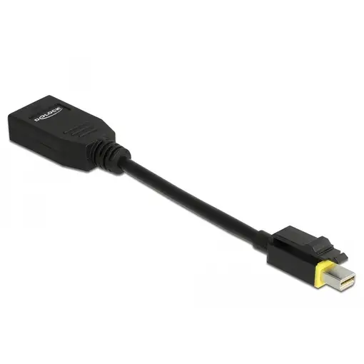 DeLOCK 65978 adaptador de cable de vídeo 0,15 m Mini DisplayPort DisplayPort Negro