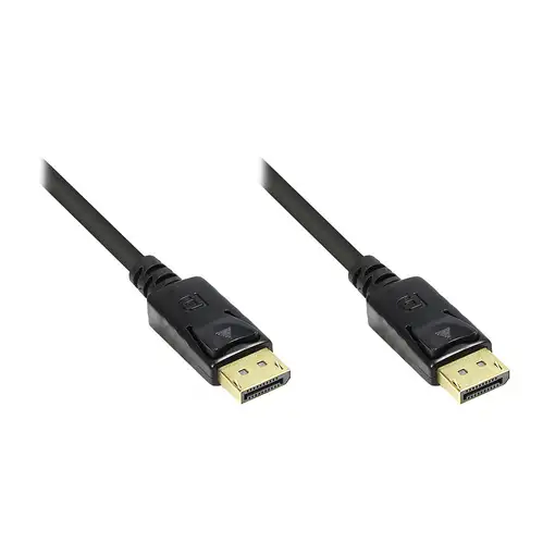 Alcasa DisplayPort/DisplayPort, 1 m Negro
