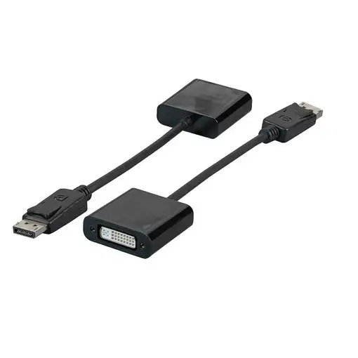 EFB Elektronik EB485V2 adaptador de cable de vídeo DisplayPort DVI Negro