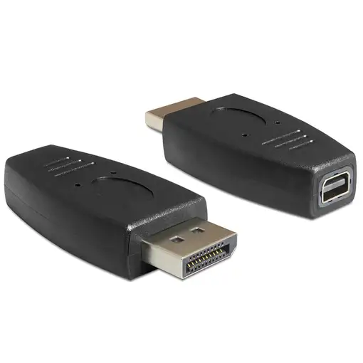 DeLOCK 65237 cambiador de género para cable Displayport mini Displayport Negro