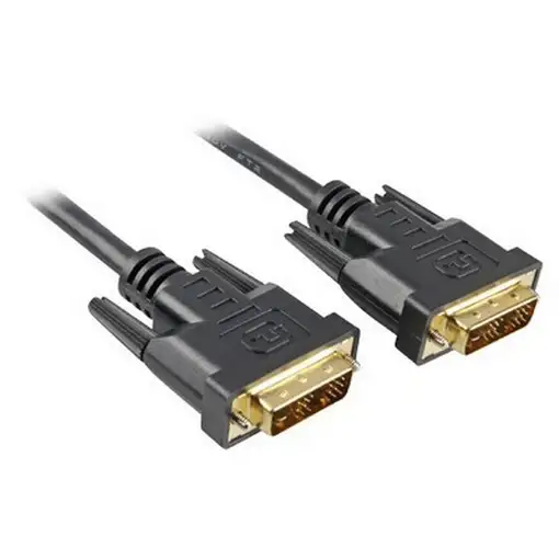 Sharkoon 3m DVI-D to DVI-D (18+1) cable DVI Negro