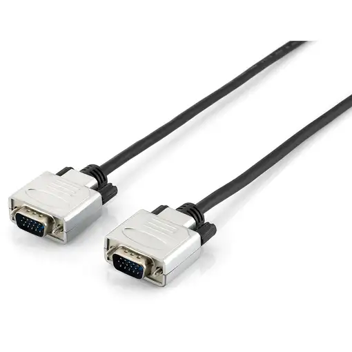 Equip 118862 cable VGA 5 m VGA (D-Sub) Negro, Plata