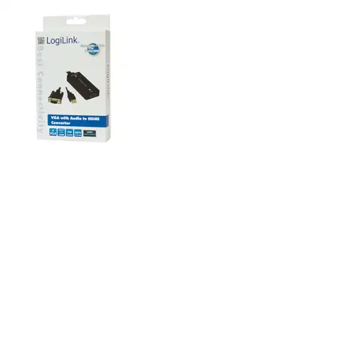 LogiLink CV0060 adaptador de cable de vídeo Negro