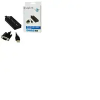 LogiLink CV0060 adaptador de cable de vídeo Negro