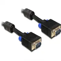DeLOCK 1m VGA Cable cable VGA VGA (D-Sub) Negro