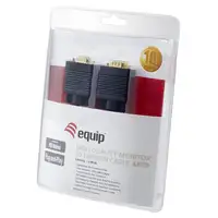 Equip 218130 cable VGA 1,8 m VGA (D-Sub) Negro