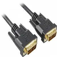 Sharkoon DVI-D/DVI-D (18+1) 2m cable DVI Negro