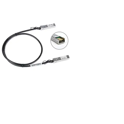 LANCOM SFP-DD-DAC50-1m Cable de fibra óptica e InfiniBand Negro, Acero