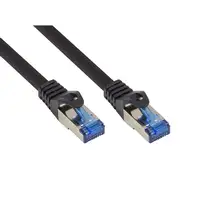 Alcasa 8060-SF cable de red Negro 2 m Cat6a S/FTP (S-STP)