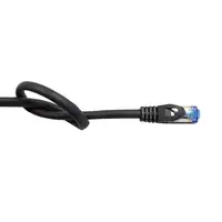 Alcasa 8060-SF cable de red Negro 2 m Cat6a S/FTP (S-STP)