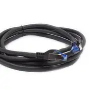 Alcasa 8060-SF cable de red Negro 2 m Cat6a S/FTP (S-STP)