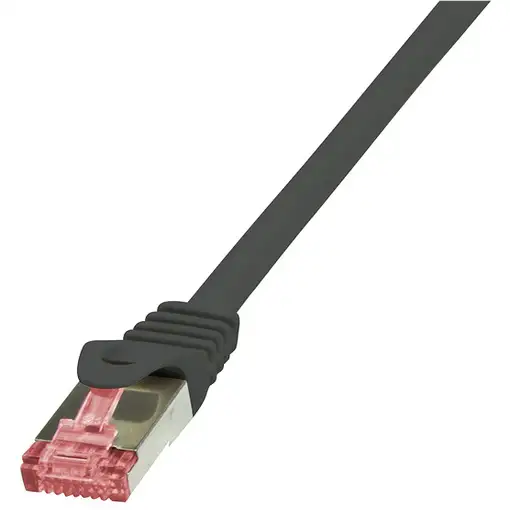 LogiLink Cat.6 S/FTP, 1m cable de red Negro Cat6 S/FTP (S-STP)