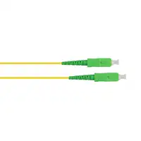 Alcasa LW-S903SASA Cable de fibra óptica e InfiniBand 3 m SC FTTH Amarillo