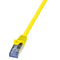LogiLink 1m Cat.6A 10G S/FTP cable de red Amarillo Cat6a S/FTP (S-STP)