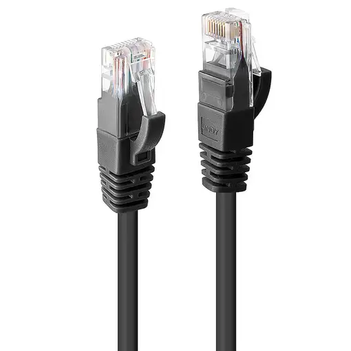 Lindy 48083 cable de red Negro 15 m Cat6 U/UTP (UTP)