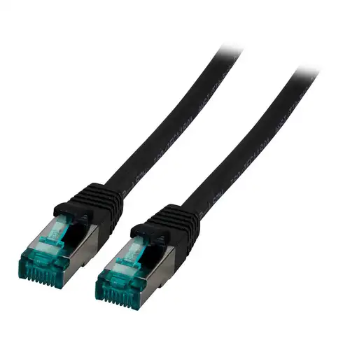 EFB Elektronik MK6001.0,25B cable de red Negro 0,25 m Cat6a S/FTP (S-STP)