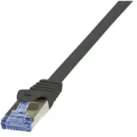 LogiLink Cat6a S/FTP, 2m cable de red Negro S/FTP (S-STP)