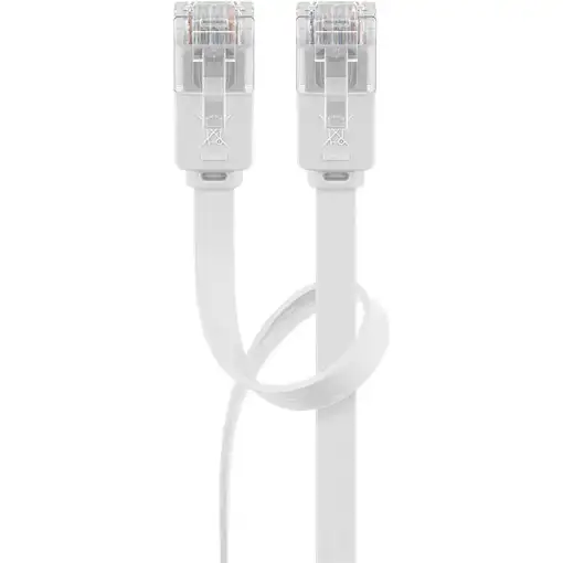 Goobay 93357 cable de red Blanco 0,5 m Cat5e U/UTP (UTP)