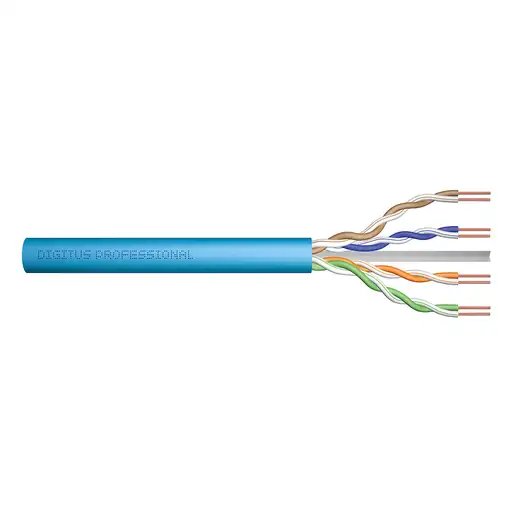 Digitus Cable de instalación Cat.6A U/UTP, 305 m, simplex, Eca