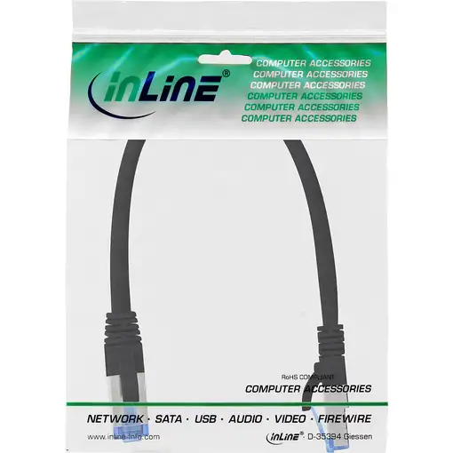 InLine 76833S cable de red Negro 0,3 m Cat6a S/FTP (S-STP)