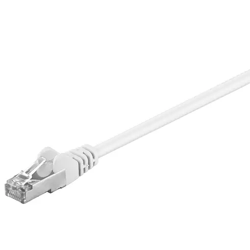 Goobay 95553 cable de red Blanco 1,5 m Cat5e SF/UTP (S-FTP)