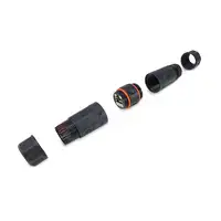 Equip 221162 cambiador de género para cable RJ-45 Negro, Naranja