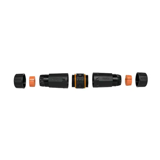 Equip 221162 cambiador de género para cable RJ-45 Negro, Naranja
