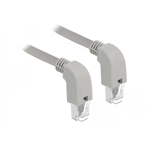 DeLOCK 85877 cable de red Gris 1 m Cat6a S/FTP (S-STP)
