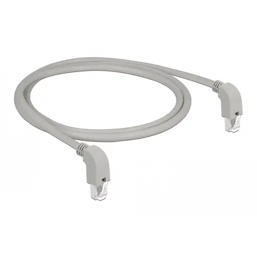 DeLOCK 85877 cable de red Gris 1 m Cat6a S/FTP (S-STP)