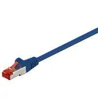 Goobay 68266 cable de red Azul 0,5 m Cat6 S/FTP (S-STP)