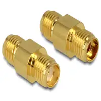 DeLOCK 88478 cambiador de género para cable SMA Oro