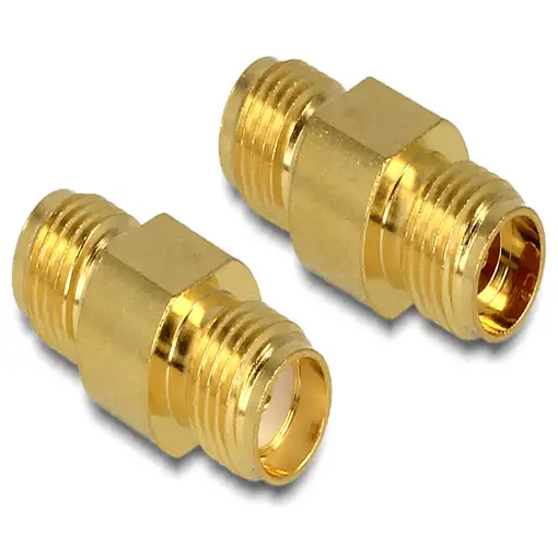 DeLOCK 88478 cambiador de género para cable SMA Oro