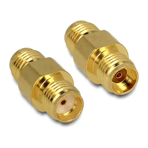 DeLOCK 88478 cambiador de género para cable SMA Oro