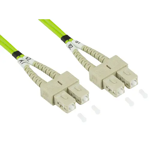 Alcasa LW-803SC5 Cable de fibra óptica e InfiniBand 3 m SC Verde